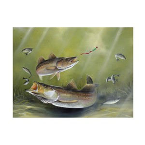 Trademark Fine Art -Geno Peoples 'Speckled Trout' Canvas Art - 1 of 4