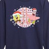 Boys' - SpongeBob SquarePants - Spongebob Patrick Candy Canes Long Sleeve Graphic T-Shirt - 2 of 4