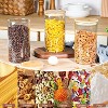 LunaLulinlk Glass Jars with Bamboo Lids: 6-Pack 25 Ounce Airtight Food Storage Containers, Kitchen and Pantry Organizers - 2 of 4