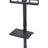 Mobile TV Stand on Wheels Rolling TV Stand Height Adjustable TV Cart for Bedroom Living Room 23-60 Inch LED Flat Screen TVs Portable TV Stand - 4 of 4