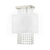 Livex Lighting Bella Vista 1 - Light Wall Light in  Brushed Nickel - 2 of 4