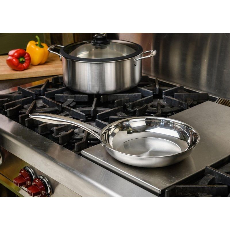 Frieling, Black Cube Stainless Fry pan, Satin, 2 of 6