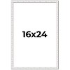 PosterPalooza | Textured White Picture Frame - UV Acrylic, Foam Board Backing, Hanging Hardware - 2 of 4