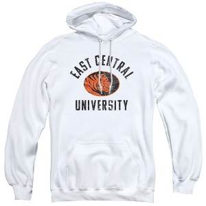 East Central University Official Tigers Logo Adult Pull-Over Hoodie - 1 of 4