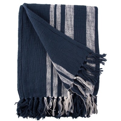 carol & frank 50" x 60" Morgan Tasseled Woven Throw
