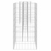 vidaXL Gabion Planter Silver Steel wire - 102.4 in x 15.7 in x 31.5 in - 4 of 4