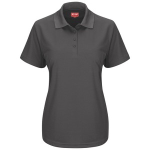 Red Kap Women's Short Sleeve Performance Knit Pocketless Core Polo - 1 of 2