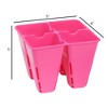 SUNPACK Plastic Seed Starting 4-Cell Square Plug Insert, 5" - 2 of 2