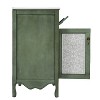 VYNXARIA 30" Antique Pattern Bathroom Vanity with Ceramic Sink - Vintage Elegance & Smart Storage - 3 of 4