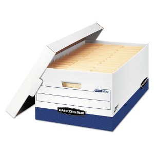 Bankers Box Presto Maximum Strength Storage Box, Legal 24, 15 x 24 x 10, WE, 12/Carton (0063201): File Box with Lid - 1 of 4