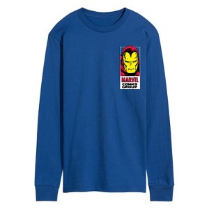 Men's - Marvel - Iron Man Invincible Oversized Long Sleeve Graphic T-Shirt - 1 of 4