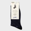 Men's Special Thanks Halloween Black Cats & Moon Crew Socks - 6-12 - 2 of 3