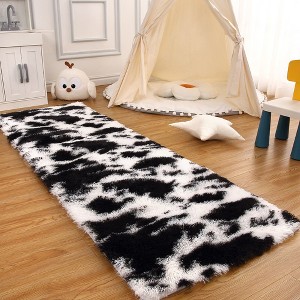 Area Rug Shaggy Rug Carpet for Living Room, Bedroom Dining Room Rug and Kitchen Office Nursery Non-Slip Plush Rug, - 1 of 4