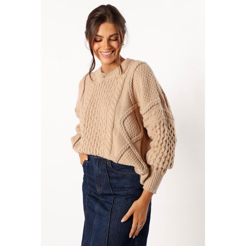 Petal and Pup Womens Bentley Knit Sweater, 2 of 7