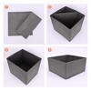 REGALWOVEN Fabric Reinforced Storage Bin for Organizing Clothes Books 2 Pcs - 3 of 4