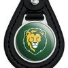 Southeastern Louisiana University Primary Logo Black Leather Keychain - 3 of 4