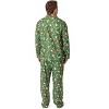 Elf The Movie Mens' Film OMG! Santa! I Know Him! Sleep Pajama Set Green - 3 of 3