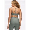 Peloton Women's Cadent Strappy Y-Back Bra, Green Fog Crosshatch - 2 of 4