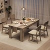 63" Dining Table,Dining Tables for 4-6,Farmhouse Large Kitchen Dining Table,for Small Space,Wood Dinner Table for Apartment,Kitchen - 2 of 4