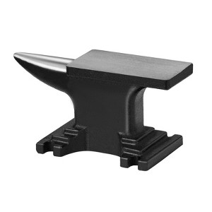 VEVOR Single Horn Anvil, High Hardness Rugged Round Horn Anvil Blacksmith,8.8Lbs Cast Steel Anvil - 1 of 4