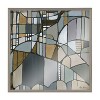 Kate and Laurel Blake Deco Nadeau 2 Framed Printed Acrylic by Leah Nadeau, 24x24, Gray - 2 of 4