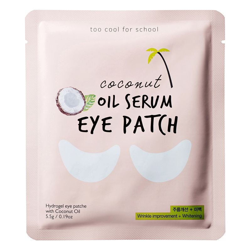 Too Cool for School - Coconut Oil Serum Hydrogel Moisturizing Eye Patch (5pc polybag), 1 of 4