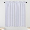 Waffle Weave Waterproof Small Curtain - Decorative Window Cover. Water-Resistant, Easy to Clean & Ideal for Kitchen, Bathroom, RV or Small Spaces - 4 of 4