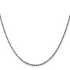 Black Bow Jewelry 1.5mm Stainless Steel Rope Chain Necklace - image 2 of 4