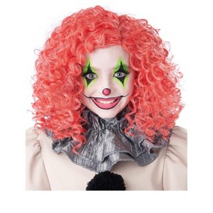 California Costumes Glow in the Dark Curly Clown Wig - 1 of 3