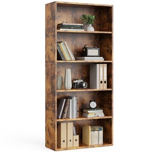 VYNXARIA Spacious 5 - Shelf Industrial Bookcase: 53 - Inch Tall, Perfect for Every Room in Your Home - 1 of 4