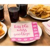 Blue Panda 150-Pack Disposable Paper Napkins Kiss the Miss for Bachelorette Party Supplies 6.5"x6.5" - 3 of 4