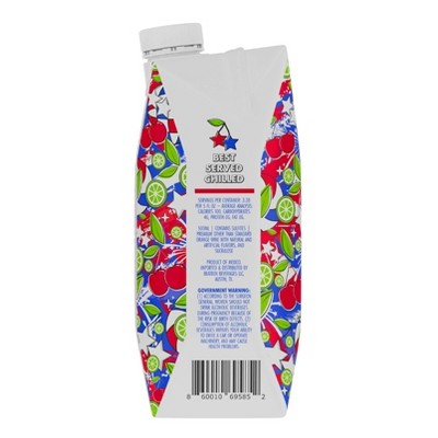 BeatBox Beverages Cherry Limeade Red White and Blue - 500ml Box