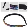 Unique Bargains Women's Rhinestone Faux Crystal Headband Hair Accessories 0.47 Inch Wide Multicolor 1 Pc - 3 of 4