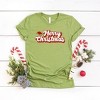 Simply Sage Market Women's Merry Christmas Hat Short Sleeve Graphic Tee - 3 of 4