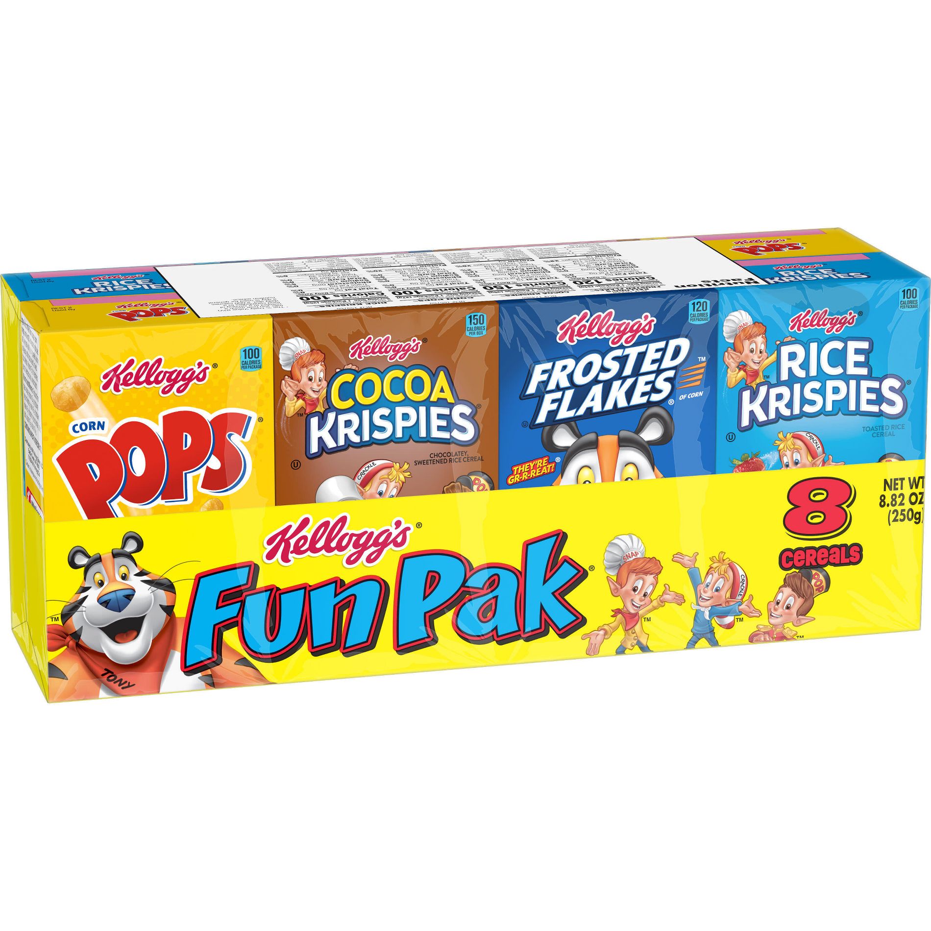 Kellogg's Variety Breakfast Cereal Fun Pack - 8.82oz/8ct