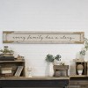 VIP Wood 62 in. White Every Family Sign - 3 of 4