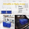 6-Pack/2-Pack Extra Large Heavy Duty Moving Bags with Zippers & Handles Storage Tote-HOMLUX - 3 of 4