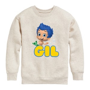 Boys' - Bubble Guppies - Gil Graphic Long Sleeve Fleece Sweatshirt - 1 of 4