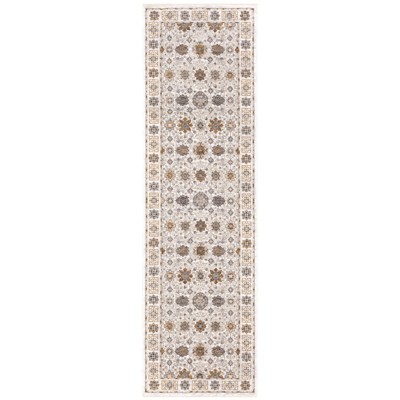 Oriental Weavers Maharaja 071W1 Ivory/ Gold Indoor Area Rug - 2'3" x 7'6"