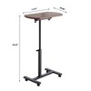 VYNXARIA Height Adjustable C-Shaped Sofa Side Table for Laptop and More - 4 of 4