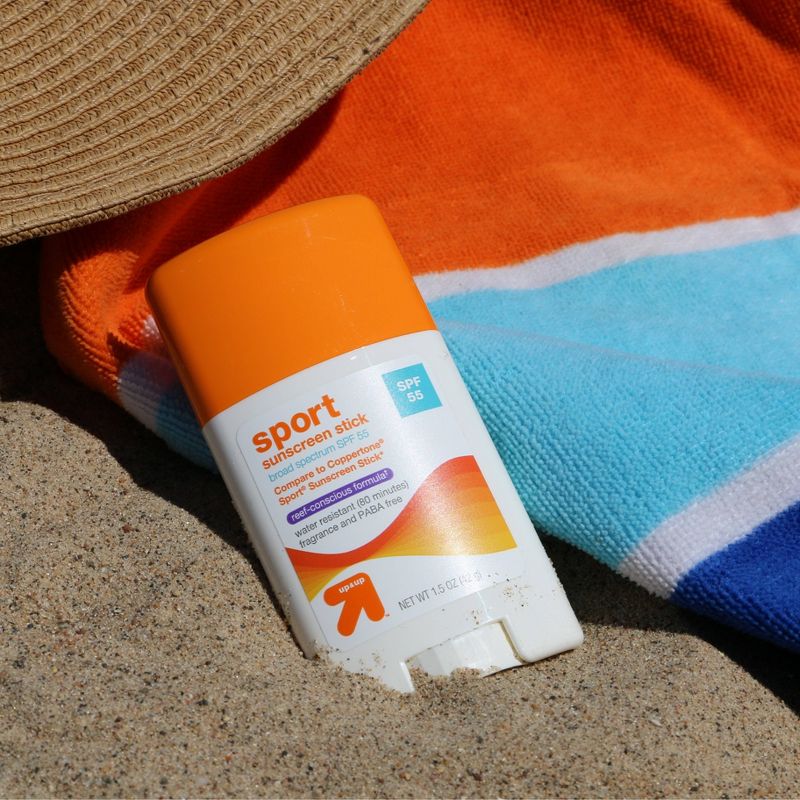 Adult Sport Sunscreen Stick - SPF 55 - 1.5oz - up &#38; up&#8482;, 3 of 6