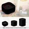 Aoibox Adjustable Furniture Risers 8 Pack Heavy Duty Stackable 1 Inch Bed Table Couch Chair Sofa Cabinet Lifter Black - 2 of 4