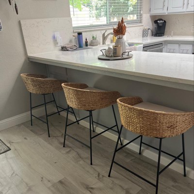 Bailey woven bar online stools