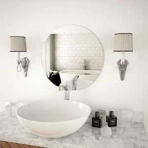 vidaXL Wall Mirror 19.7" Round Glass - 1 of 4