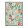 Floral Area Rug for Living Room Bedroom Washable Non-Slip Rugs Soft Indoor Foldable Accent Rug Home Decor - 4 of 4