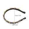 Unique Bargains Women's Bling Faux Pearl Sparkle Rhinestone Padded Headband 0.59 Inch Wide 1 Pc - 4 of 4