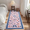Washable Rug - Non-Slip Soft Farmhouse Carpet Low Pile Thin Floor Cover for Living Room, Bedroom Nursery Dining Room Dorm - 2 of 4
