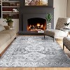 Area Rug for Living Room Bedroom Machine Washable Stain-Resistant Rugs Vintage Carpet Non-Slip Low Pile Distressed Fade-Resistant - 3 of 4