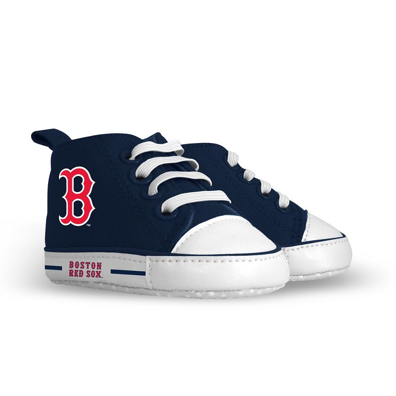 Baby Fanatic Officially licensed Unisex Prewalkers Baby Shoes - MLB Boston Red Sox, 1 of 6