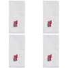 Saro Lifestyle Table Napkins With Embroidered American Flag Design (Set of 4) - 2 of 3